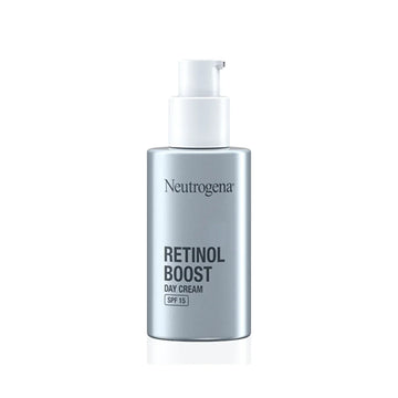 Neutrogena Anti-Age Retinol Boost SPF 15 Day & Night Cream 50ml | Retinol Moisturizer for Smoother-Looking Skin