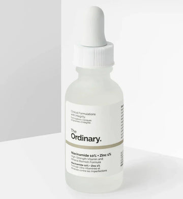The Ordinary Niacinamide 10% + Zinc 1% 30ml – Oil Control & Pore Minimizing Serum for Clear Skin