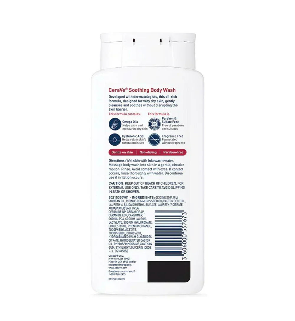 CeraVe Soothing Body Wash|For Dry Skin